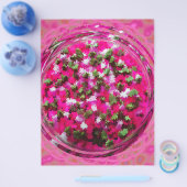 Roze Potpourri Bulk Scrapbookpapierpagina's Flyer (Enkel)
