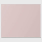 Roze Potpourri Pastel Solid Color Print Cadeaupapier (Vlak)