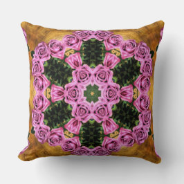 Roze Prancing Posies Kussen