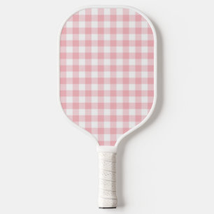 Roze Preppy Gingham Pickle Ball Pickleball Paddle