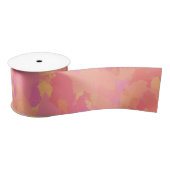 Roze prerogatief geschilderd Abstract patroon Lint (Spoel)