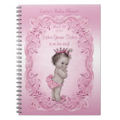 Roze Princess Baby shower Guest Book Notitieboek (Voorkant)