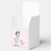 roze prinses Baby shower Bedankdoosjes (Geopend)