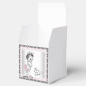 roze prinses Baby shower Bedankdoosjes (Geopend)