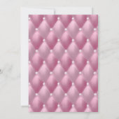 Roze Prinses Kasteel Royal Kind Meisje Verjaardag Kaart (Achterkant)