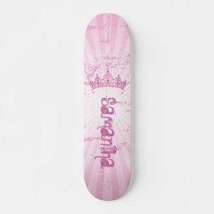 Roze Prinses Kroon Tiara Old School Skateboard