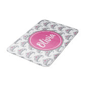  roze prinses Silver Tiara Crown Badmat (Gekanteld)