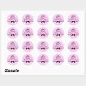 Roze Prinses Sticker (Vel)