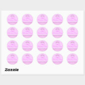 Roze Prinses Sticker (Vel)