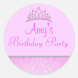 Roze Prinses Sticker
