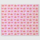 Roze Prinses Wrapping Papier (Vlak)