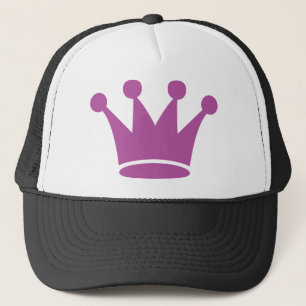 roze prinseskroon trucker pet