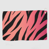 Roze proefdruk golfhanddoek (Horizontaal)