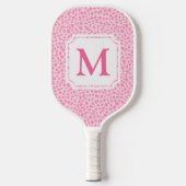 Roze proefdruk | Leopard Pickleball Paddle (Voorkant)