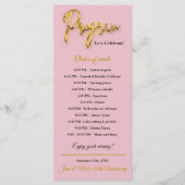 Roze Programma - 3D Gold Tex Minimalistisch Ontwer (Voorkant)