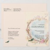 -roze programma en Robin Wedding (Voorkant / Achterkant)