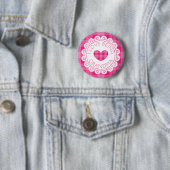 Roze Pset I Love Bea Grandma Button (In situ)