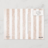 Roze punk anime briefkaart (Achterkant)