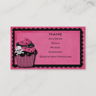 roze punk_cupcake visitekaartje