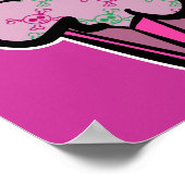 roze punk kruisingen poster (Hoek)