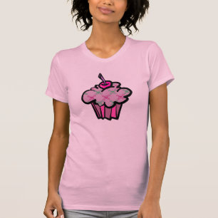 roze punk kruisingen t-shirt