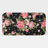 Roze Puny Peonies Case-Mate iPhone Case (Achterkant (horizontaal))