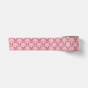 Roze Puppy Dog Patroon Design - Roze Lint