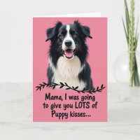Roze Puppy Moeder Liefde Kaart