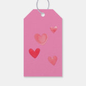 Roze Purrfect Cat Cadeaulabel (Achterkant)