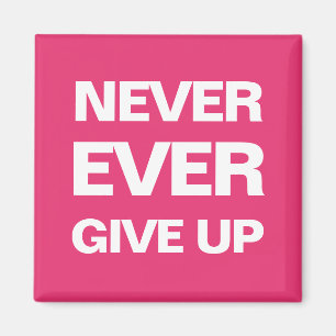 Roze qoute motivatie, moderne gedurfde magneet