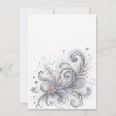 Roze Quinceañera Meisje Kaart (Achterkant)