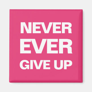 Roze quote motivatie gewaagde magneet