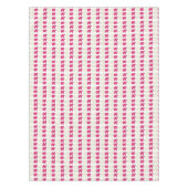 Roze rackers Koekjes Circus Birthday Party Tafelkleed (Voorkant)