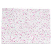 Roze Rain Gift Bag Groot Cadeauzakje (Achterkant)