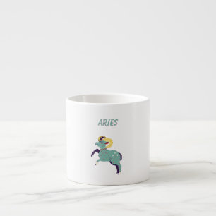 Roze Ram, sterrenbeeld, sterrenbeeld afdruk Espresso Kop