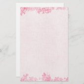  roze rand (2) briefpapier (Voorkant / Achterkant)