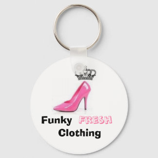 roze, RandR, Funky, Fresh, Clothing Sleutelhanger