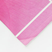 Roze Ranunculus Fleece Deken (Hoek)