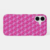 Roze Ranunculus – Modern bloemontwerp iPhone 16 Hoesje (Achterkant horizontaal)
