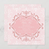 Roze Refinement-uitnodiging Kaart (Voorkant / Achterkant)