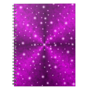 Roze regenboog in olifantenhuidletheroptica notitieboek