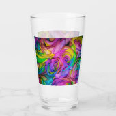 roze regenboog Rozen Glas (Achterkant)