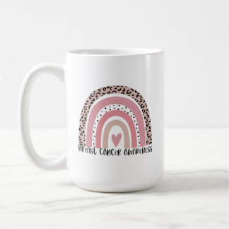 Roze regenboogborst koffiemok