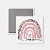 Roze regenboogborst magneet (Voorkant / Achterkant)