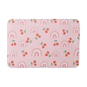 Roze regenboogCherry Pattern Badmat