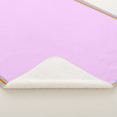Roze regenboogwrap Blanket Sherpa Deken (3/4)