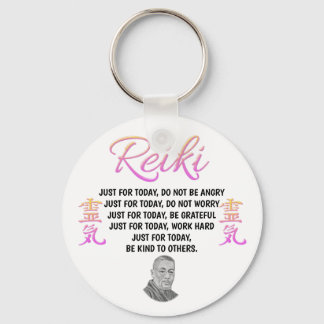  roze Reiki Beginselen Toetsen Sleutelhanger