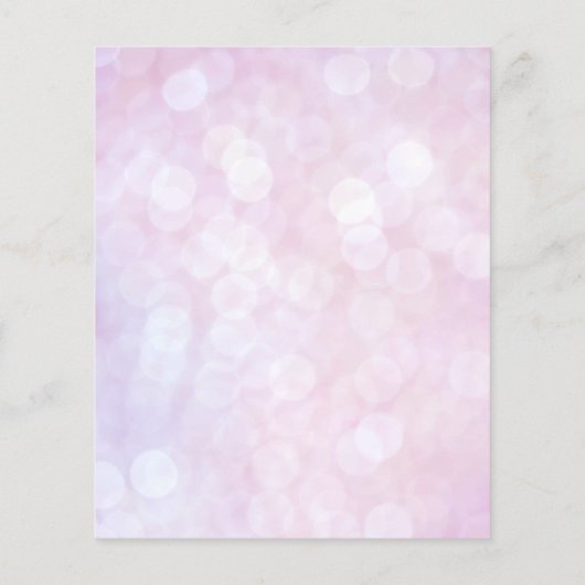 Roze Reinigingsservicemap Flyer (Achterkant)