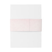 Roze reliëfdruk met Pas getrouwd namen Uitnodigingen Wikkel (Achterkant Voorbeeld)