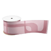 Roze Retro 60's Abstract patroon van 70's Lint (Spoel)